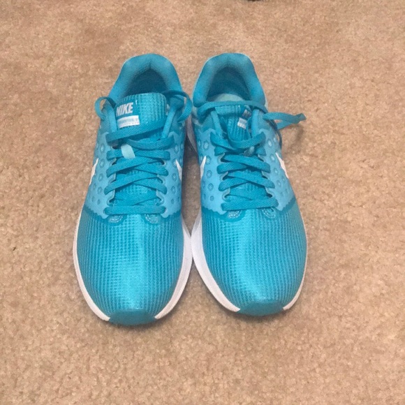 Nike Shoes Light Blue Nike Sneakers Poshmark